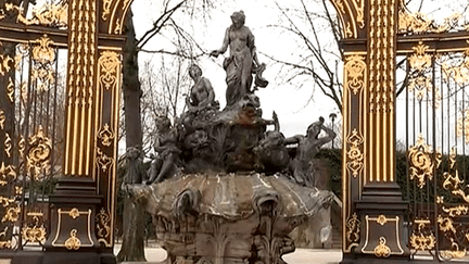 L'une des fontaines de la Place Stanislas à Nancy
 (France 3)