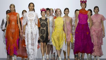 Bora Aksu pap printemps-été 2016, London Fashion week, septembre 2015
 (JUSTIN TALLIS / AFP)