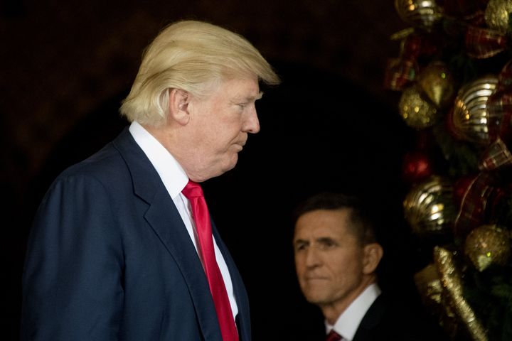 Le président des Etats-Unis, Donald Trump, le 21 décembre 2016 à Palm Beach (Floride). (JIM WATSON / AFP)