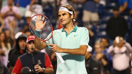 Roger Federer s'est qualifié pour les quarts de finale du Masters 1000 de Toronto (RONALD MARTINEZ / GETTY IMAGES NORTH AMERICA)