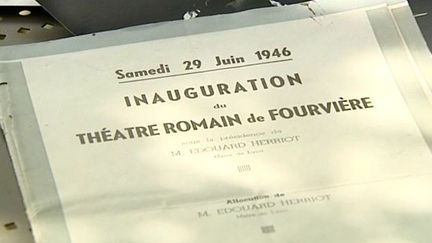 Le premier festival de Fourvière eut lieu en 1946
 (France 3 - Culturebox)