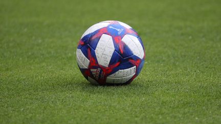 Le ballon de la finale du Mondial de football féminin. (?THIERRY LARRET / MAXPPP)