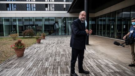 Le ministre de la Justice Eric Dupond-Moretti, à Dijon (Côte-d'Or), le 2 septembre 2020.&nbsp; (JEFF PACHOUD / AFP)