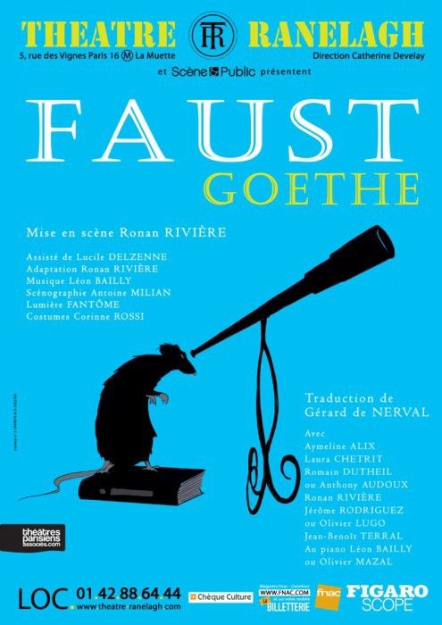 "Faust" au Théâtre du Ranelagh : l'affiche
 (DR)