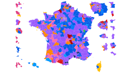 CARTE. Législatives : découvrez les résultats du second tour dans votre circonscription (NICOLAS ENAULT / CARTO)