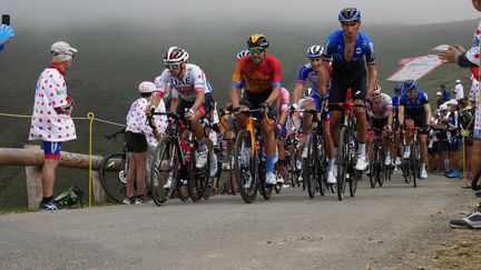 Le gruppetto dans le Port de Balès