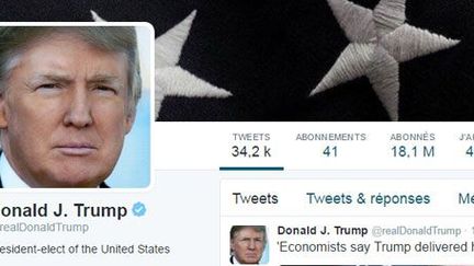 Compte twitter de Trump (capture écran du 29/12/2016) (twitter)