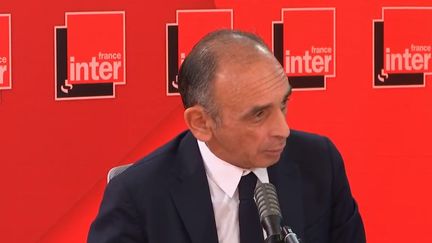 Eric Zemmour, le 7 février 2022. (FRANCE INTER / RADIO FRANCE)