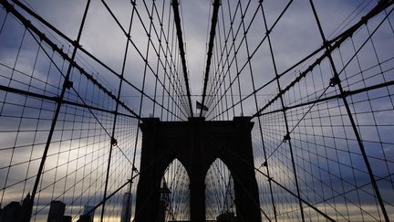 Le pont de Brooklyn (New York), le 13 septembre 2014.&nbsp; (SOEREN STACHE / DPA / AFP)