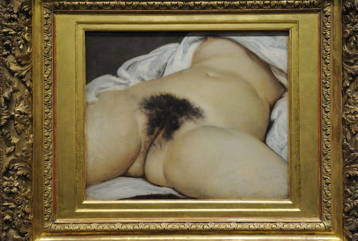 "L'Origine du monde", du peintre fran&ccedil;ais Gustave Courbet, est expos&eacute;e au mus&eacute;e d'Orsay, &agrave; Paris. (RIEGER BERTRAND / HEMIS.FR / AFP)