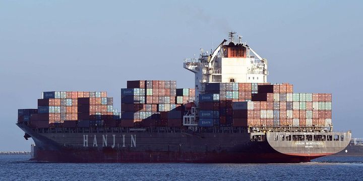 Porte-conteneur Hanjin (SIPA)