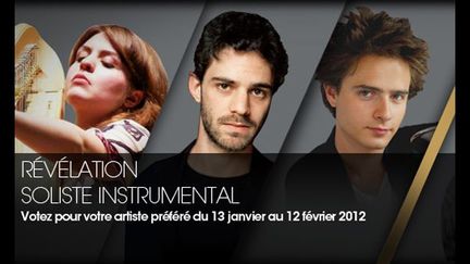 Pauline Haas (harpe), Adam Laloum (piano), Thomas Leleu (tuba), trois révélations instrumentales
 (DR)