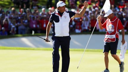 Phil Mickelson, l'un des leaders américains lors de cette Ryder Cup (STREETER LECKA / GETTY IMAGES NORTH AMERICA)