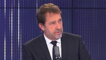 Christophe Castaner, le président du groupe LREM à l'Assemblée nationale, était l'invité du 8h30 franceinfo lundi 21 juin. (FRANCEINFO / RADIOFRANCE)