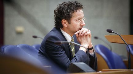 Le nouveau pr&eacute;sident de l'Eurogroupe, Jeroen Dijsselbloem, le 17 janvier 2013 &agrave; La Haye (Pays-Bas). (PHIL NIJHUIS / AFP)