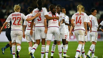 Les féminines de Lyon restent au sommet (FRANCK FIFE / AFP)