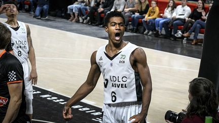 Théo Maledon, auteur de 18 points face à Levallois (PHOTO JOEL PHILIPPON / MAXPPP)