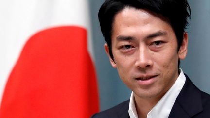 Le ministre japonais de l'Environnement,&nbsp;Shinjiro Koizumi, le 11 septembre 2019, à Tokyo. (ISSEI KATO / REUTERS)