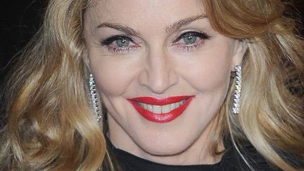 Madonna le 12 janvier 2012 à la première de &quot;W.E.&quot; à Londres.
 (MATRIX/MAXPPP )