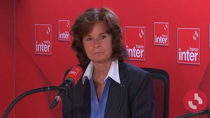 Sylvie Pierre-Brossolette, présidente du Haut Conseil à l'Égalité entre les femmes et les hommes, le 27 septembre 2023 sur France Inter. (FRANCE INTER / RADIO FRANCE)