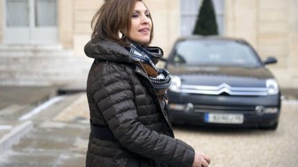 Nora Berra à la sortie du conseil des ministres mercredi (Lionel Bonaventure)