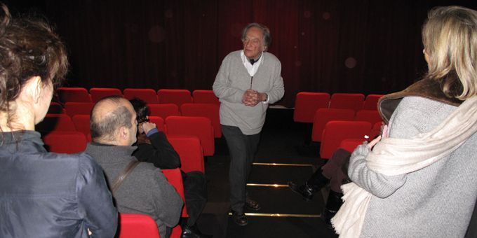 Philippe Tesson présente son théâtre de Poche, mardi 15 janvier 2013
 (S.Jouve)