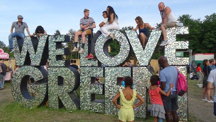 Le totem du festival 2018 à We Love Green.
 (Laure Narlian / Culturebox)