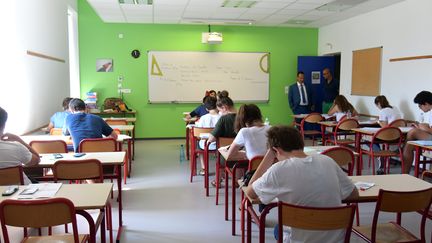 Des élèves passent le brevet des collèges, le 1er juillet 2019 à Marseille (Bouches-du-Rhône). (MAXPPP)