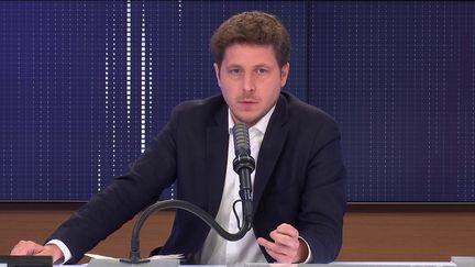 Julien Bayou était l'invité de franceinfo samedi 29 mai 2021.&nbsp; (FRANCEINFO / RADIOFRANCE)