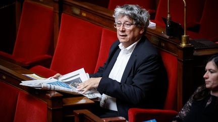 Eric Coquerel à l'Assemblée Nationale le 30 mai 2023 (THOMAS PADILLA / MAXPPP)