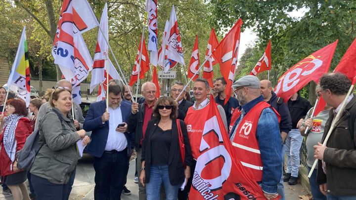 Les syndicalistes dénoncent également un manque de moyens. (EDOUARD MARGUIER - FRANCEINFO - RADIOFRANCE)