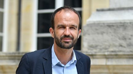 Manuel Bompard, à Paris, le 21 juin 2022. (JULIEN DE ROSA / AFP)