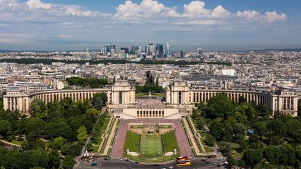 Le Trocadéro à Paris, vue aérienne, 2023 (IMAGEBROKER.COM/SIPA / SIPA)