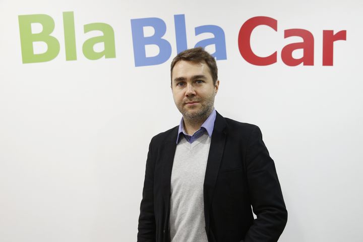 Frédéric Mazzella, le 22 septembre 2015 à Paris. (PATRICK KOVARIK / AFP)