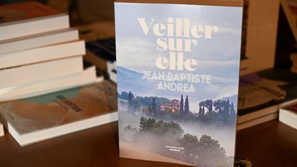 "Veiller sur elle" de Jean-Baptiste Andrea (L'Iconoclaste), lauréat du prix Goncourt 2023. (JEAN-MICHEL MART / MAXPPP)