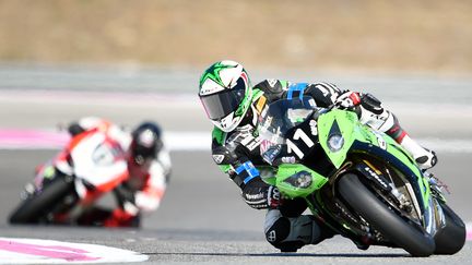 Gregory Leblanc sur la Kawasaki N.11 (BORIS HORVAT / AFP)