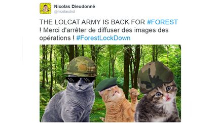 &nbsp; (Une initiative qui fait écho au #BrusselsLockdown de novembre dernier © Capture d'écran Twitter)