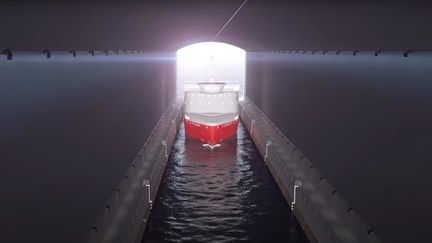 En principe, le début des travaux est prévu pour fin 2024, voire début 2025. (Capture d'écran YouTube - Norwegian Coastal Administration)