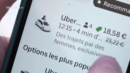 La plateforme de VTC Uber propose une nouvelle option, vendredi 29 novembre. En un clic, les clientes peuvent choisir une chauffeuse plutôt qu'un chauffeur.