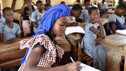 Dans une école primaire de Bouaké en Côte d'Ivoire. (Photo AFP/Issouf Sanogo)