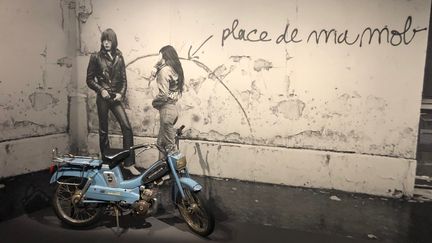 Photo d'archive de Renaud visible à l'exposition au Musée de la Musique de Paris (Yann Bertrand)