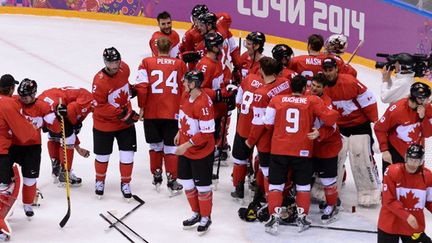 Le Canada, maître du palet ! (YURI KADOBNOV / AFP)