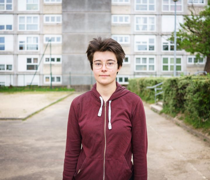 Lili&nbsp;a voté&nbsp;à&nbsp;Rennes, au second tour de l'élection présidentielle, le 24 avril 2022. (QUENTIN VERNAULT / HANS LUCAS / FRANCEINFO)