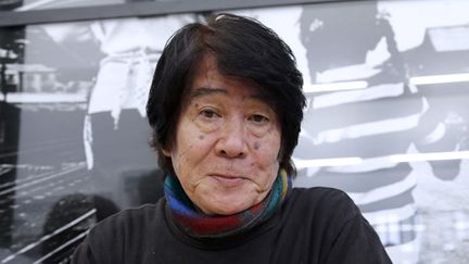 Le grand photographe japonais Daido Moriyama, à la galerie Polka, décembre 2012.
 (François Guillot / AFP)