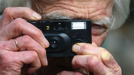 Le photographe Marc Riboud en juillet 2009
 (JOEL SAGET/AFP)