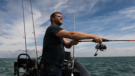 Christopher Coutanceau, pêcheur en mer et chef 3 étoiles à La Rochelle. (COUTANCEAU / OLIVIER ROUX)