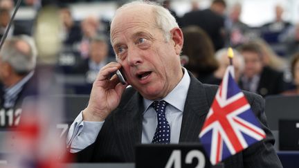 &nbsp; (Godfrey Bloom le 24 novembre 2010 à Strasbourg ©Reuter/Vincent Kessler)