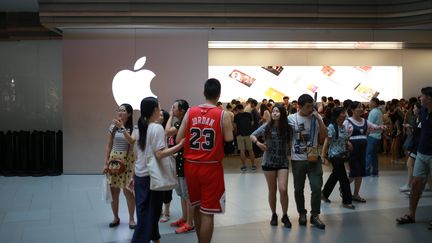 Un magasin Apple à Shanghaï. (MAXPPP)