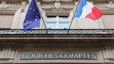 La façade de la Cour des comptes, le 22 janvier 2018, à Paris. (LUDOVIC MARIN / AFP)