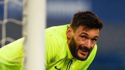 Le gardien français Hugo Lloris, à Liverpool, le 3 avril 2023. (PETER POWELL / AFP)